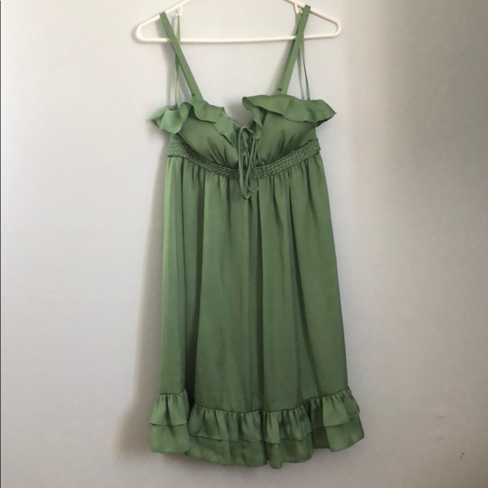 BCBG Paris Pastel Green BabyDoll Dress